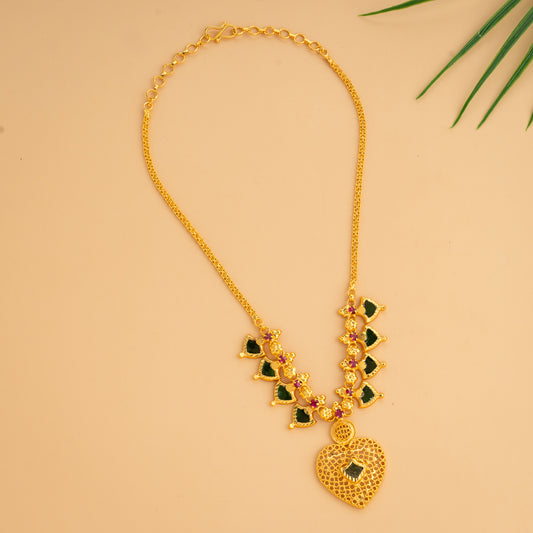 gold plated necklace