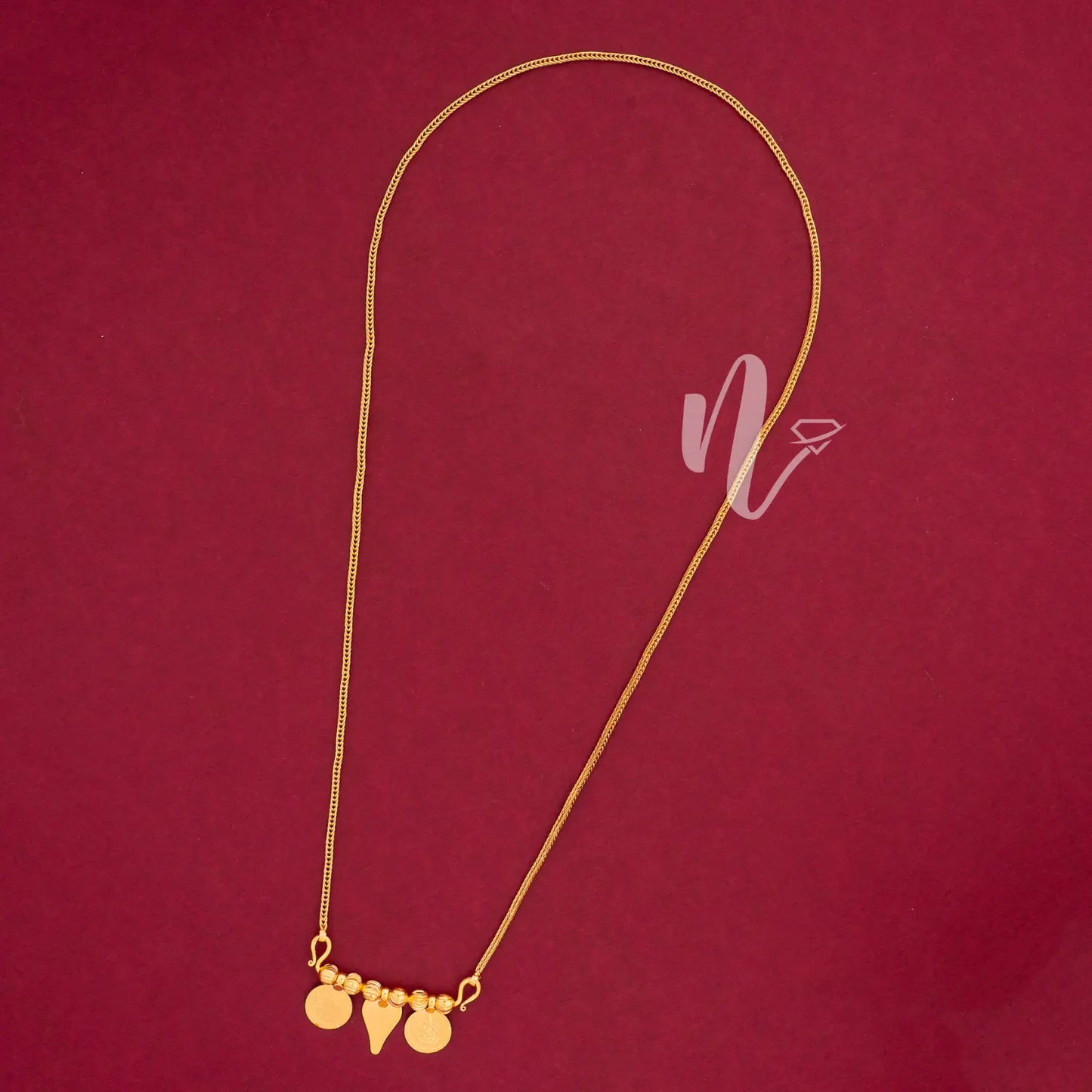 gold plated coin thali