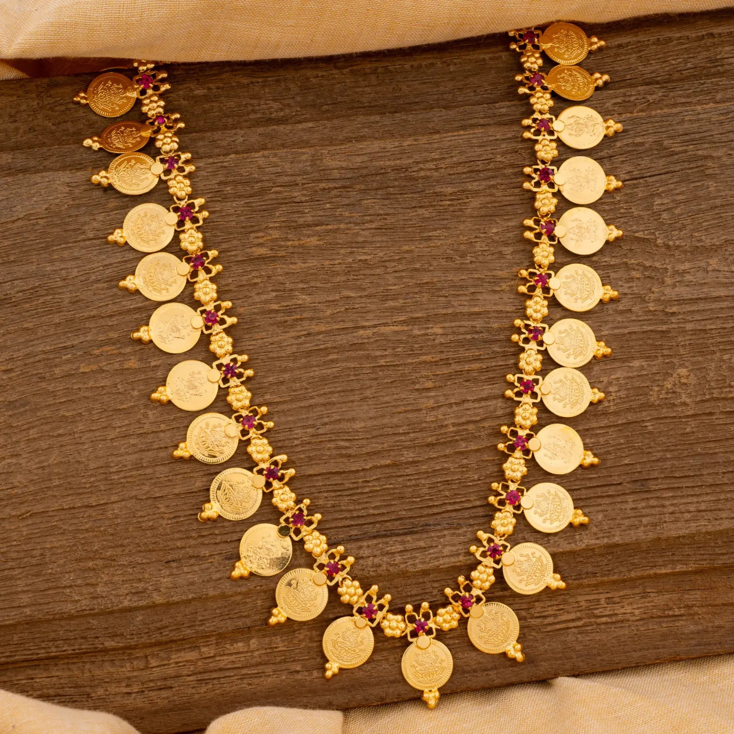 gold plated kashi mala 