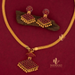 gold plated pink pathakam set 