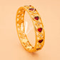 gold plated traditional palakka bangle