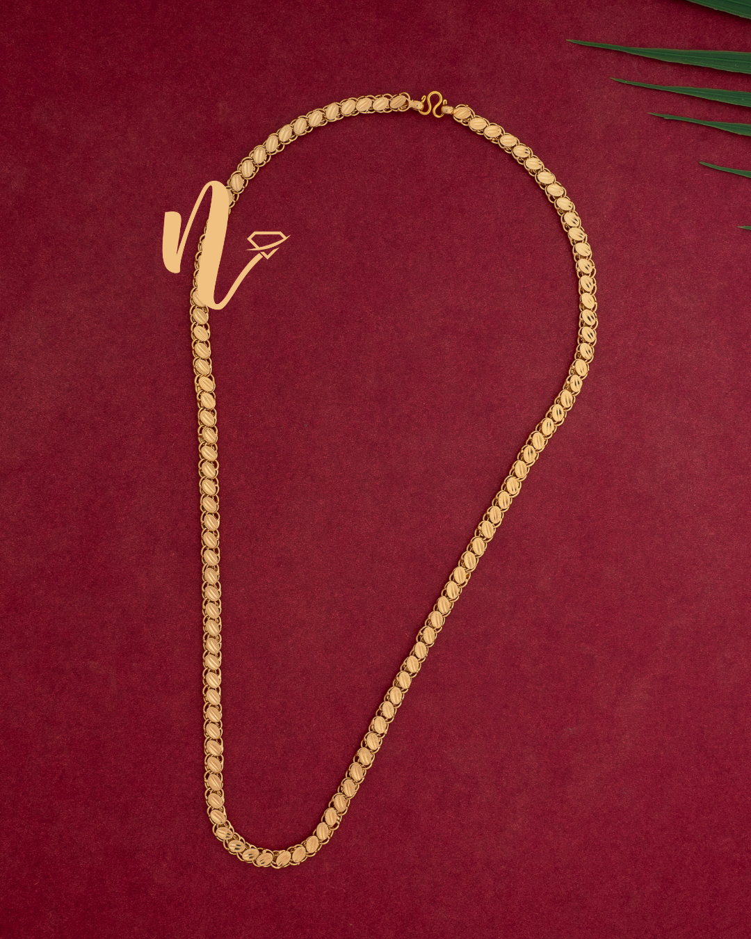 kerala trditional gold plated chain