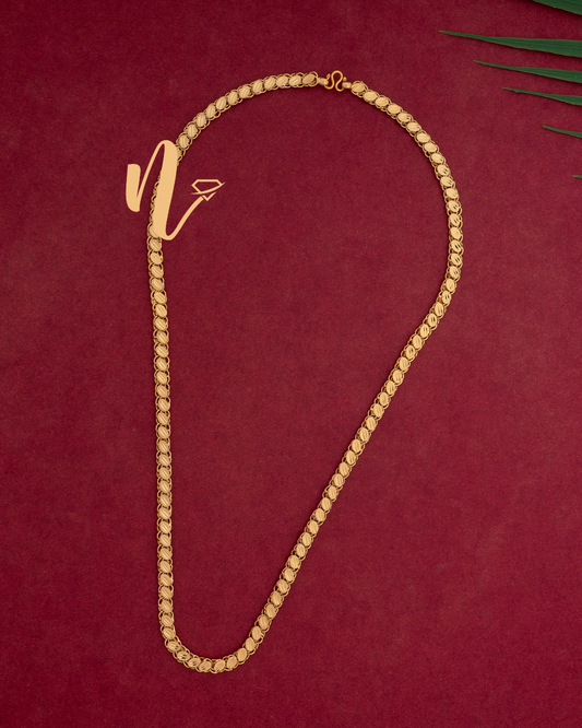 kerala trditional gold plated chain