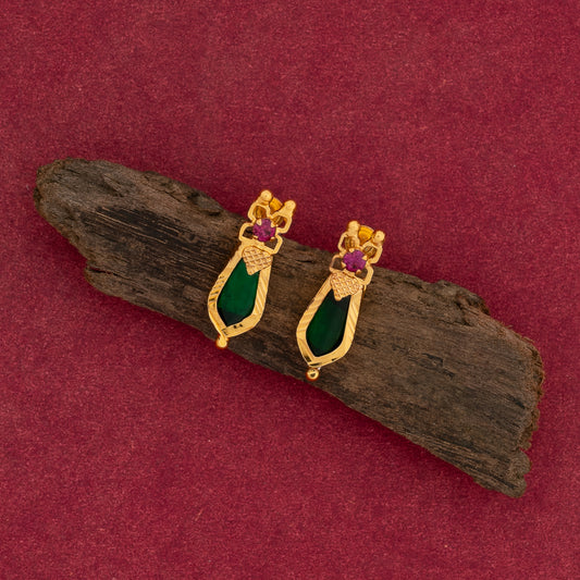 gold plated ear studs