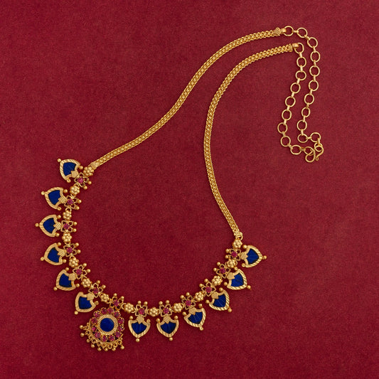 palakka mala 6 petels blue col