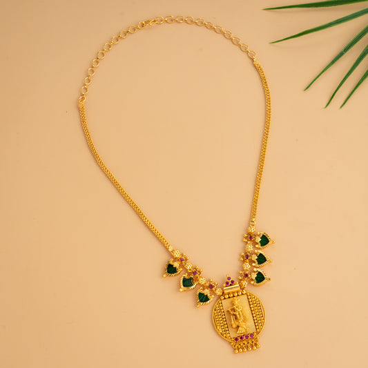 gold plated necklace