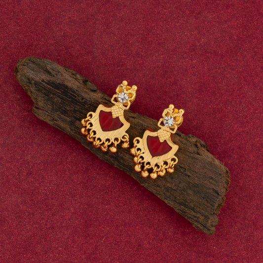 gold plated ear studs