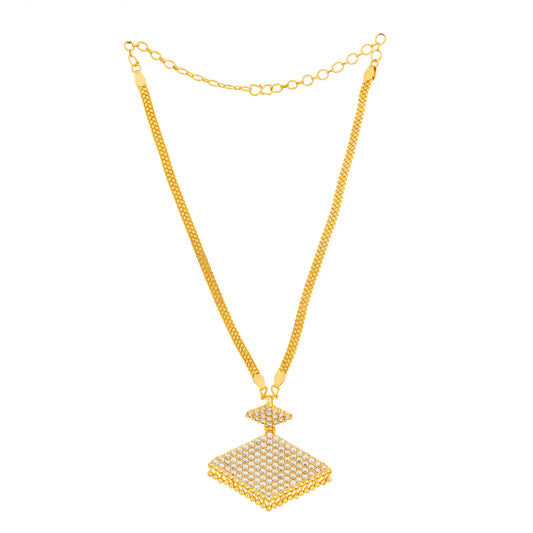 PATHAKAM CHAIN PENDANT CP89 W NAYAGOLD MERAGOLD