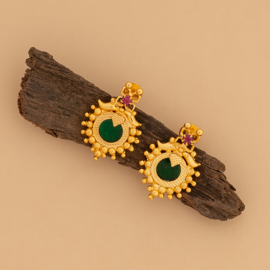 gold plated ear studs