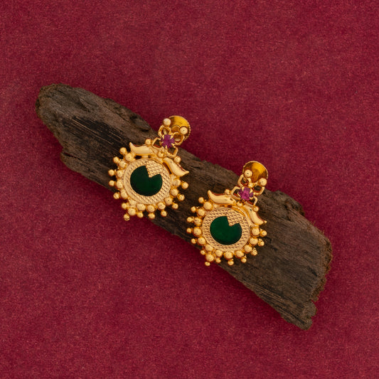 gold plated ear studs